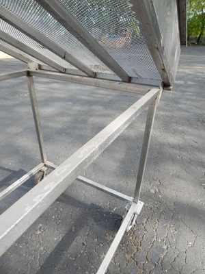 USED SS PERFORATED TILT TABLE TILTING TABLE