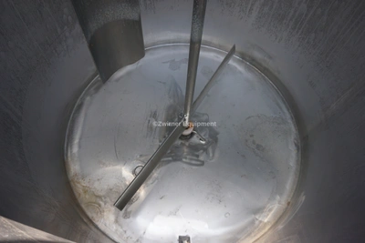 350 GALLON STAINLESS STEEL SINGLE SHELL TANK