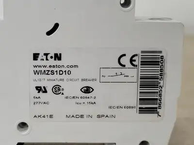 Used EATON WMZS1D10 Switchgears British Columbia CA | Lenmark #239403