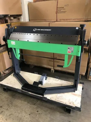 H&M HS-3S 4ft x 14 ga Box and Pan Brake w/ Foot Clamp