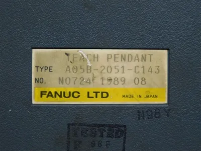 FANUC A05B-2051-C143 TEACH PENDANT For Parts