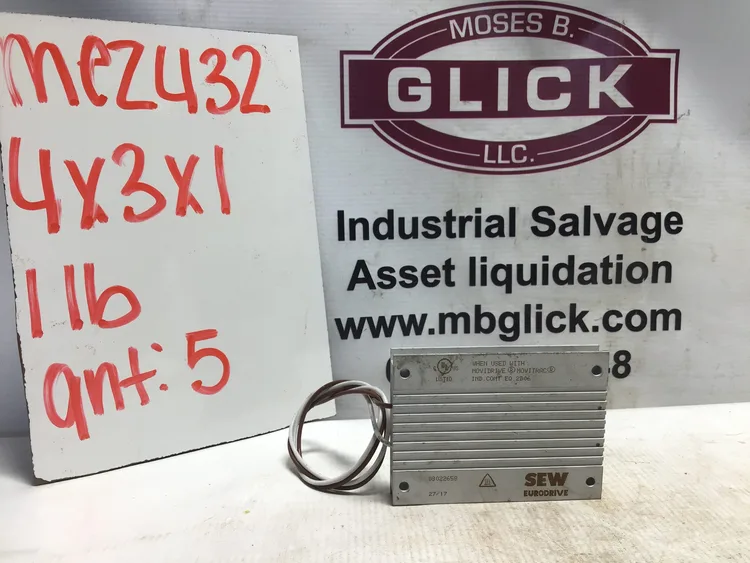 Used SEW EURODRIVE BW072-003 Resistors Pennsylvania US | Moses B Glick #1012425