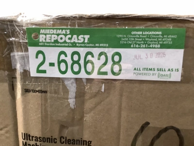 Used _UNKNOWN_ _UNKNOWN_ Ultrasonic Cleaning Machines Michigan US | Miedema Asset Management Group #1322329