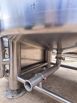 Tank, 200 Gallon, Stainless Steel, Insulated, Dish Top & Bottom, 36" X 48" #S745519