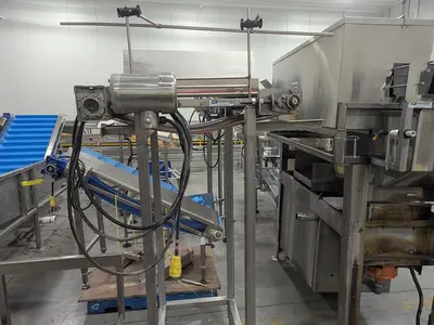 Andgar Tray Washer with Infeed & Outfeed Conveyors