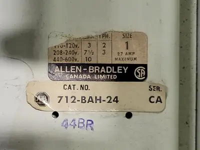 USED ALLEN-BRADLEY 712-BAH-24