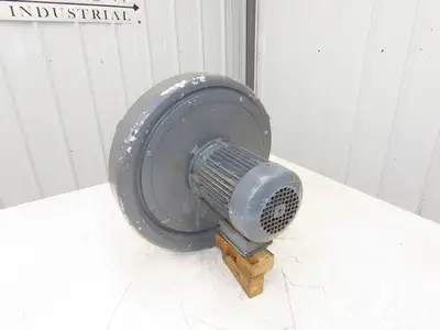 Centrifugal Blower Fan Backward Incline 22.5m3/min 1.25kw 3360rpm 230/440V 3Ph