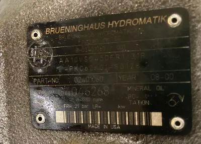 USED BRUENINGHAUS AA10VS045DFR1/31R-PKC62K01-S0128