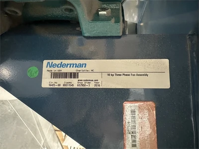 Used 2016 NEDERMAN S-1000 Dust Collectors California US | MachineryMax #1460029
