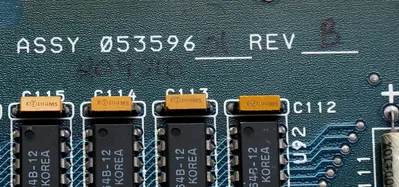 USED HONEYWELL MEASUREX 053596-01 VIDEO MEMORY BOARD REV. B, 04359600, 05359601