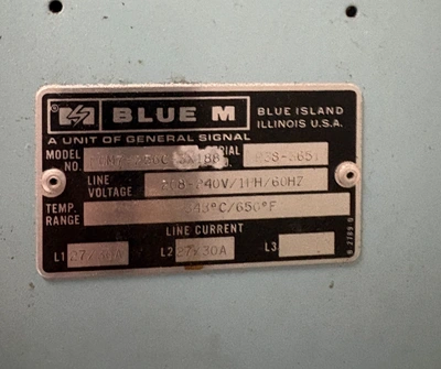 BLUE M POM7-256C-3 Ovens | Elevation Machine (5)