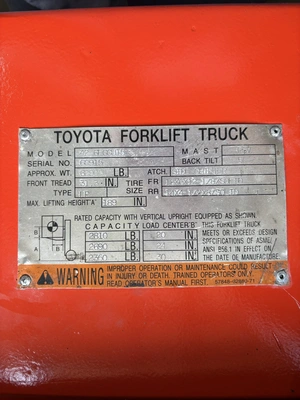 Used 1996 TOYOTA 42-6FGCU15 Misc Forklifts Wisconsin US | Forklifttrader.com #946129