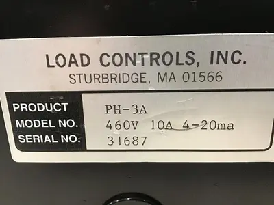 USED LOAD CONTROLS INC PH-3A