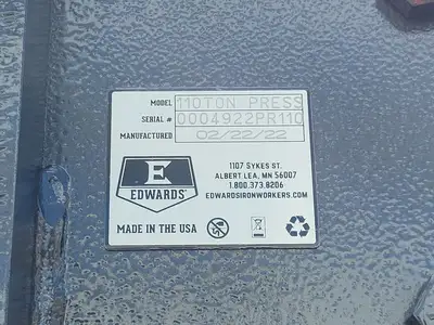 New | in-Stock EDWARDS ED9-HAT9000 H-Frame Presses British Columbia CA | Lenmark #237597