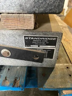 Standridge Grade-A Black Granite Surface Plate 40" x 34.5" x 6.5"