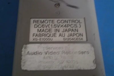 USED SHARP XG-E1000U