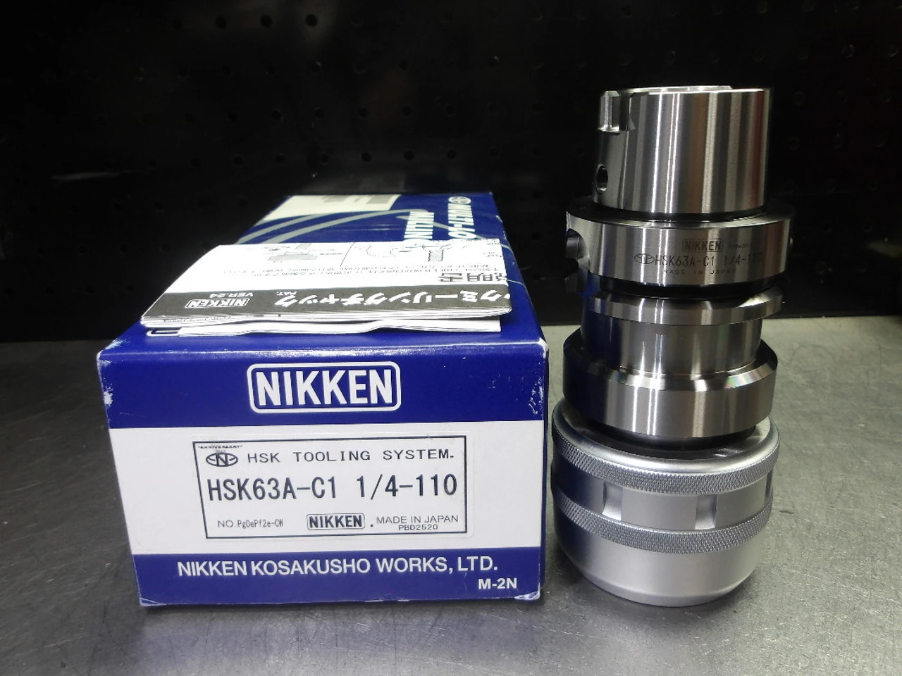 Nikken HSK63A 1.25" Power Milling Chuck 110mm Pro HSK63A-C1-1/4-110 (LOC990B)