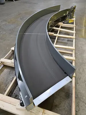 Used 2019 TRANSNORM BELTED CURVE CONVEYOR Belt Conveyors Wisconsin US | Packer City Sales #1297936