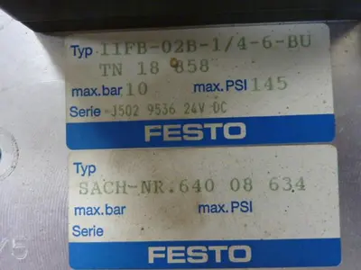 USED FESTO IFB8-02