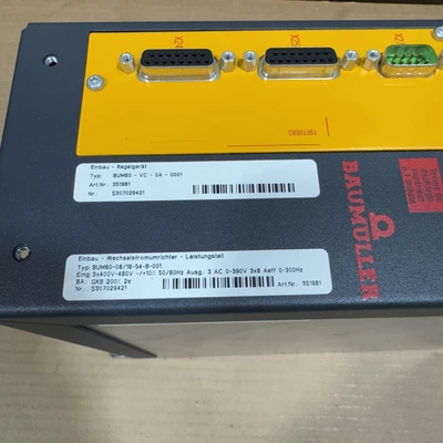 Used Baumuller BUM60-08/16-54-B-001 BUM60-VC-0A-0001 Servo Drives Indiana US | J&J Industrial Supply #504461