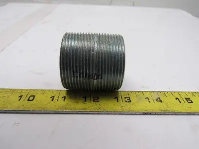 Robroy GALNIP1-1/2 XCL Galvanized Nipple 1-1/2" Closed Lot of 25