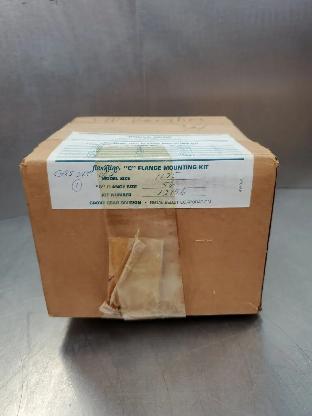 GROVE GEAR FLEXALINE #12196 (1175) "C" Flange Mounting Kit. 4E-28
