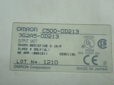USED OMRON C5000D213