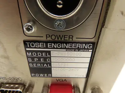 Tosei Engineering E-PV150100 PULCOM-V Accretech 100-240VAC 50/60Hz 70VA