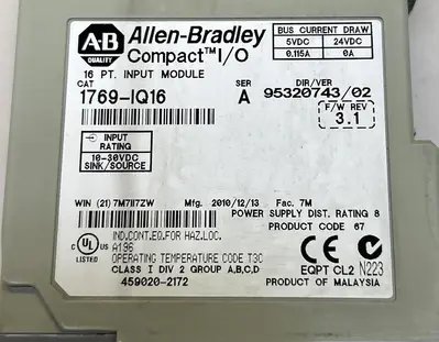 USED ALLEN-BRADLEY 1769-IQ16