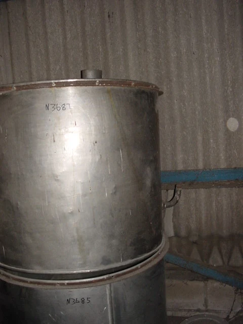 360 L S/S Tank With Hinged Lid
