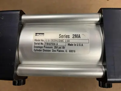New | in-Stock PARKER 02.50-CBB2MAUS34AC-2.000 Pneumatic Cylinders Ohio US | Surplus Asset Holdings #1246261