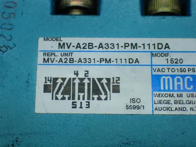 New | in-Stock MAC VALVES MVA2BA331PM111DA Pumps Ohio US | HGR 24 #872337