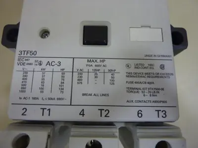 USED SIEMENS 3TF5022-OAK6