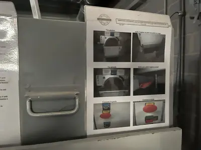 USED DANOFLEX Ø 800 MM CYLINDRICAL ABRASIVE GRINDING