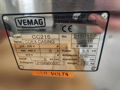 USED VEMAG CC215