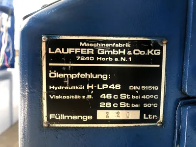 USED LAUFFER LAUFFER 40 PRESS