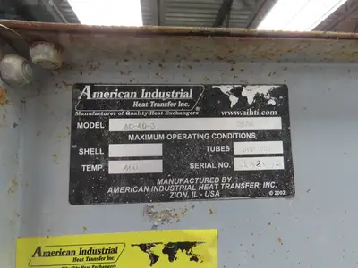American Industrial AC-40-3 Air Cooled Heat Exchanger 1/2 Hp 230/460v 3ph Sz 40