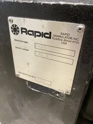 Used Rapid Force F-24 Granulators Michigan US | Maverick Industrial Sales #1400732
