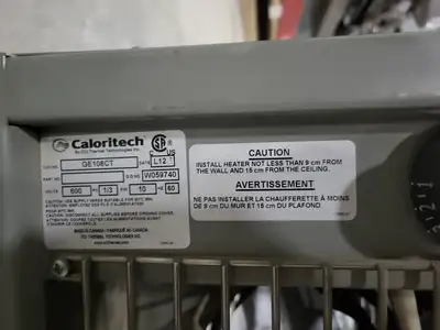 USED CALORITECH GE108CT