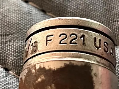 Snap-On F221 3/8" Drive 12-Point SAE 11/16" Flank Drive Shallow Socket