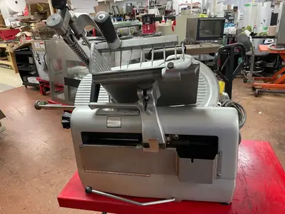 Used Hobart Used Hobart Automatic Meat Cheese Deli Slicer Model 1712R 120V Slicers / Dicers / Cutters Illinois US | Falcon Restaurant Supply #1376091