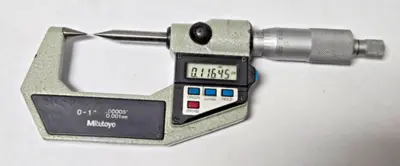 MITUTOYO 0 - 1 " Digital Micrometer .00005'' - 0.001 mm