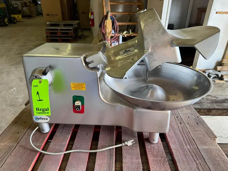 Used UNIVEX CORPORATION BOWL CHOPPER Slicers / Dicers / Cutters Ohio US | Regal Equipment Inc #219211