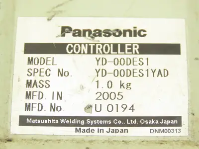Panasonic YD-00DES1 Welding Controller Spec YD-00DES1YAD For Matsushita