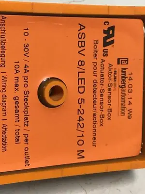 USED LUMBERG ASBV8/LED 5-242/10M