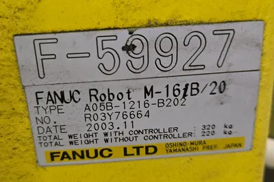 USED 2003 FANUC M-16IB/20 + R-J3IB