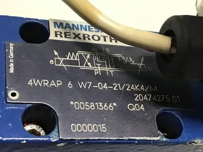 USED MANNESMANN REXROTH 4WRAP 6 W7-04-21/24K4/M