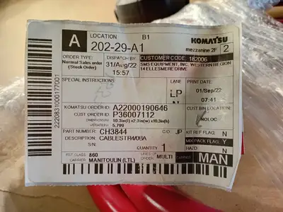 NEW KOMATSU CH3844