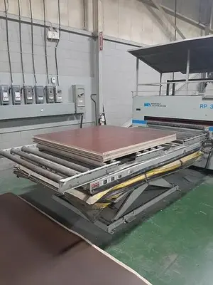 USED 2005 MIDWEST AUTOMATION HOT ROLL LAMINATING LINE - 5 FOOT WIDE