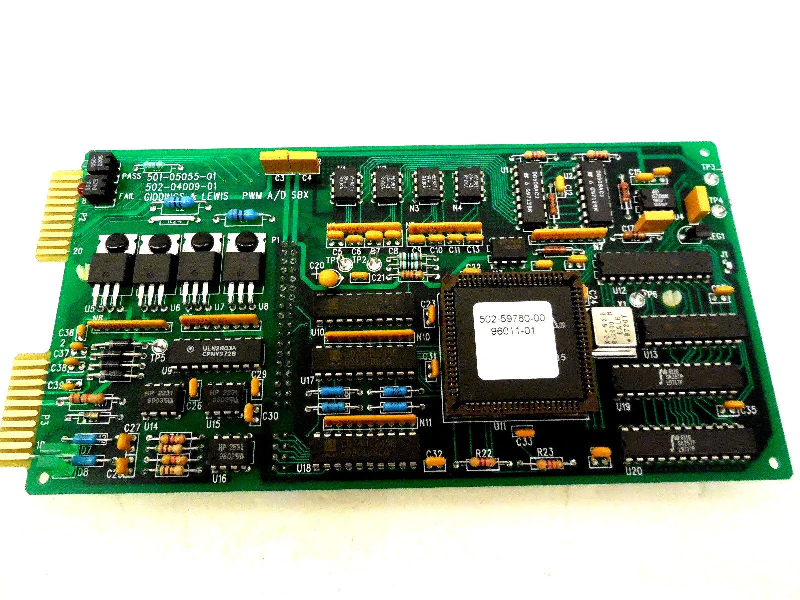GIDDINGS & LEWIS 501-05055-01 502-04009-01 PC BOARD 5010505501 5020400901